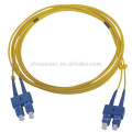 Sc apc sm cordões de fibra óptica, sc para sc sx / dx fibra jumper com preço barato